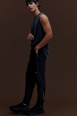Pantalon de correr ligero en DryMove Slim Fit - H&m фото 5