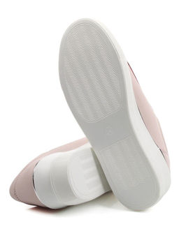 03-YD270-3 PINK Полуботинки спортивные женские (натуральная кожа)