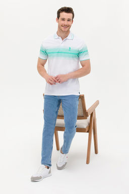 U. S. Polo Assn Мужская мятная футболка-поло - U.s. polo assn фото 4