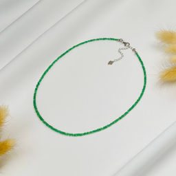 Чокер из Изумруда 39 см +