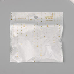 Цена за 2 шт. Бусины для творчества пластик "Шестилистный цветок белый матовый" набор 40 шт 2,1х2,1 см