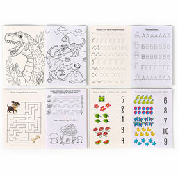 Набор в дорогу с мягкой игрушкой Динозавр, 8 предметов - Milo toys фото 7