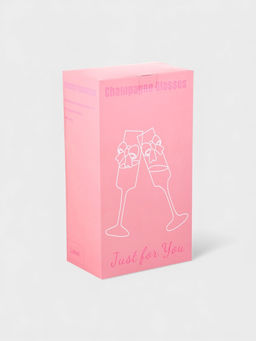 Набор бокалов для шампанского Just for you, 180 мл, 2 шт., 7×24 см, стекло, прозрачный