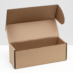 Цена за 10 шт. Коробка складная под бутылку, без печати, бурая 12 х 33,6 х 12 см, - Simaland фото 2