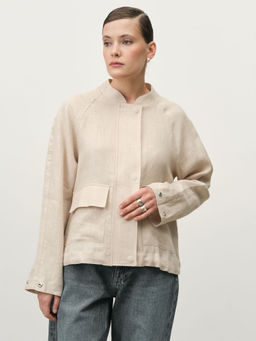 Жакет женский КЛ-7725-ИЛ23 бежевый