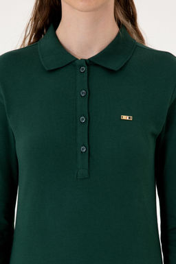 Kad_n Koyu Ye_il Basic Sweatshirt Sepette S_rpriz _ndirim - U.s. polo assn фото 6