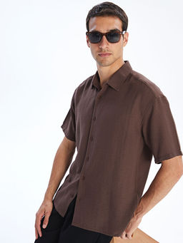 Regular Fit K?sa Kollu Arm?rl? Erkek G?mlek