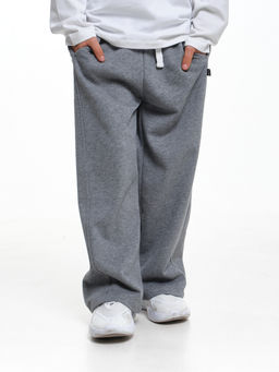 Брюки для мальчика 22-2079 т.серый меланж