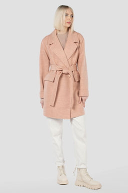 Пальто женское демисезонное (пояс) - El podio фото 13