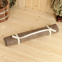 Лежак для бани Классический, войлок, темный, 150х50см - Добропаровъ фото 7