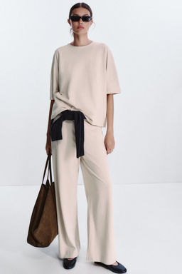 RUSTIC STRAIGHT-LEG TROUSERS - Zara фото 13