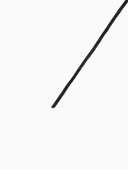 Нить силиконовая (резинка) d=1 мм, L=10 м (прочность 2250 денье), чёрная