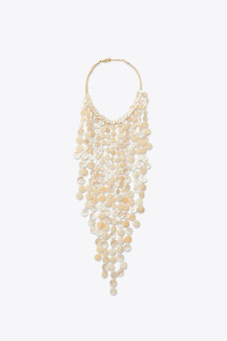 PEARLESCENT WATERFALL NECKLACE - Zara фото 5