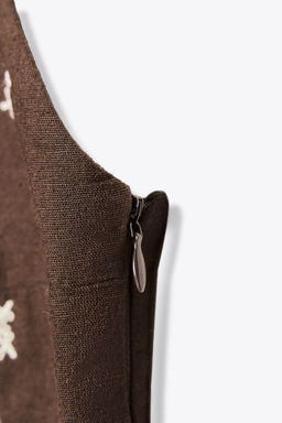 PEPLUM EMBROIDERED TOP - Zara фото 7