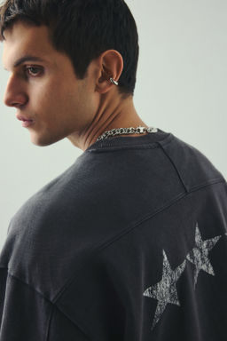 Camiseta cropped Oversized Fit - H&m фото 4