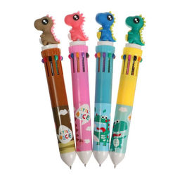 Цена за 36 шт. Ручка шариковая многоцветная, автоматическая, 10 цветов, стержень 0.7 мм «Дракон», МИКС