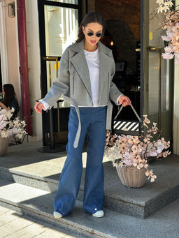 Брюки AURA 4156-170 светло-синий деним