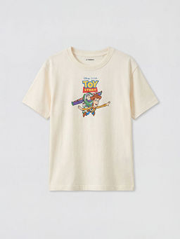 Bisiklet Yaka Toy Story Bask?l? Erkek ?ocuk Ti??rt