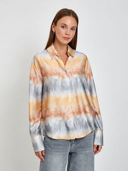 10200260546 Блузка жен. Martiri охра - Concept club фото 4