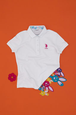 Girl White Basic T -For Неожиданная скидка в корзине