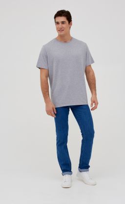 Футболка F911-6000b grey melange - Fine joyce фото 3