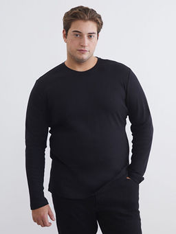 Bisiklet Yaka Basic Uzun Kollu Erkek Ti??rt