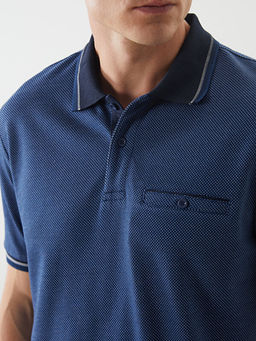 Polo Yaka Merserize G?r?n?ml? Erkek Ti??rt