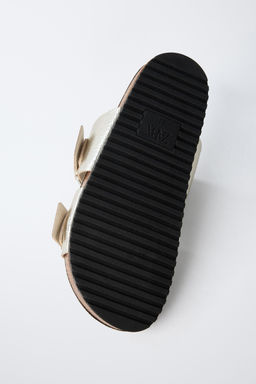 METALLIC BUCKLE SANDALS - Zara фото 8