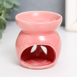 Аромалампа для эфирных масел Цветок, керамика, 7.7?6.7?6.7 см, МИКС - Simaland фото 3