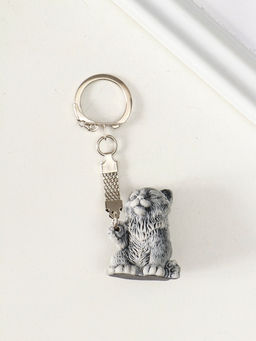 Брелок "Котенок с поднятой лапкой маленький" 3,5 см