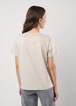 CLE Футболка жен. 256676кк_п бежевый - Clever wear фото 3