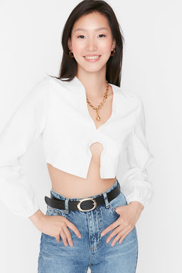 Trendyolmilla Siyah-Taba 2li Paket Deri Gorunumlu Kad?n Kemer TWOSS21KE0054 фото 11