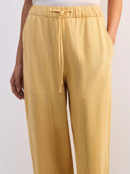 Льняные брюки с эластичным поясом ZR2605012106-9 / Zarina  фото 6