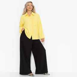 Рубашка свободного кроя, Создала себя сама (желтая) - Charutti фото 6