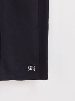 CONTE Брюки из футера с фактурными вставками по бокам LBK 2583 black - Conte elegant фото 8