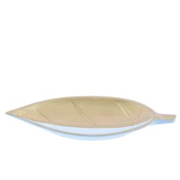 Подставка декоративная Лист, L28 W15 H2,5 см