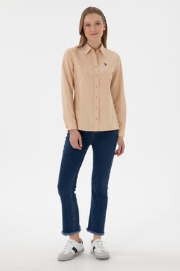 Kad_n Camel Uzun Kollu Basic G_mlek Sepette S_rpriz _ndirim - U.s. polo assn фото 5