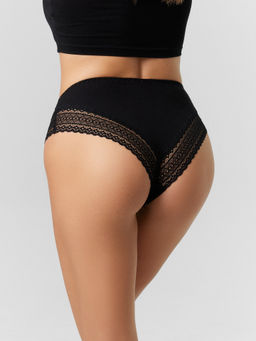 Трусы женские слипы мультипак (3 шт.) в белом и черном цвете белый 412538-3 - Mark formelle фото 4