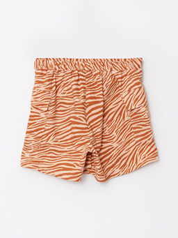 Beli Lastikli Desenli Gabardin K?z ?ocuk ?ort Etek - Waikiki фото 3