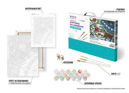 ФРЕЯ PNB/PM-067 Набор для раскрашивания по номерам 40 х 30 см Пушистый подарок