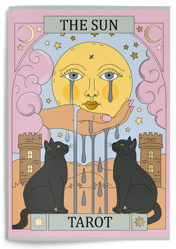 Тетрадь 80 л. А4 клетка, на скрепке, LOREX TAROT офсет, мелованный картон, soft touch, выборочный УФ-лак, запечатка форзаца - Buro фото 3