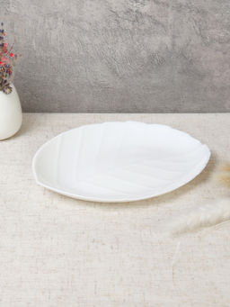 Тарелка плоская 190 мм десертная Лист WL75 (white) (уп 6/48) - ГалеонТрейд фото 2