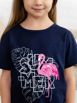 Костюм детский, модель 326, трикотаж (26 размер, Фламинго, синий ) - Ивановотекстиль фото 9