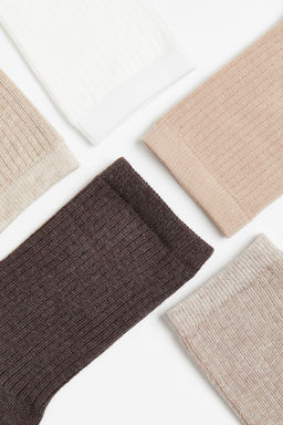 Pack de 5 calcetines en punto de canale - H&m фото 2