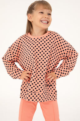 Толстовка с лососем для девочек