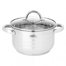 Кастрюля VETTA Фултон 18*10,5 см 2,1 л со стекл. кр. арт. 822-112