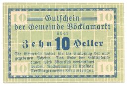 10 геллеров Австрия Нотгельд