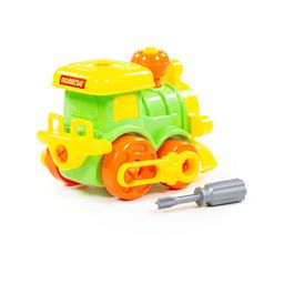 Конструктор-транспорт Паровозик (25 элементов) (в пакете) - Полесье фото 8