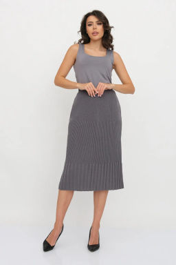 ЗЛАТА Юбка И 001 дл/серый