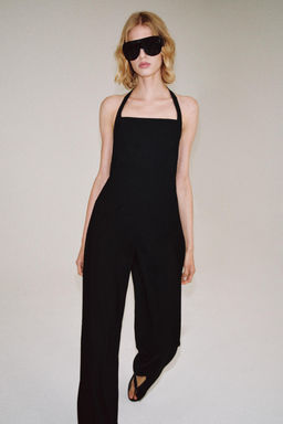 MONO CUELLO HALTER ZW COLLECTION / Negro - Zara фото 4